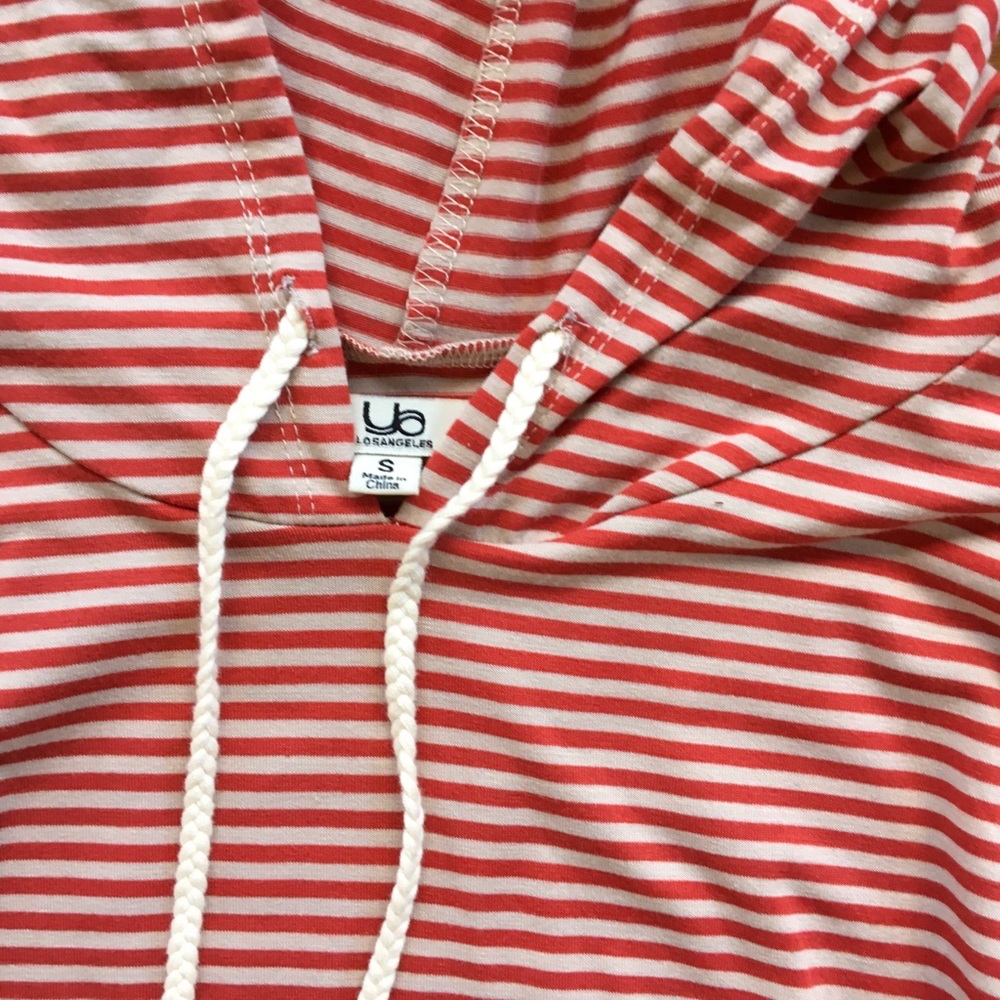 Ya Los Angeles 3/4-Sleeve Hooded Sweatshirt Dress - Picture 2 of 3